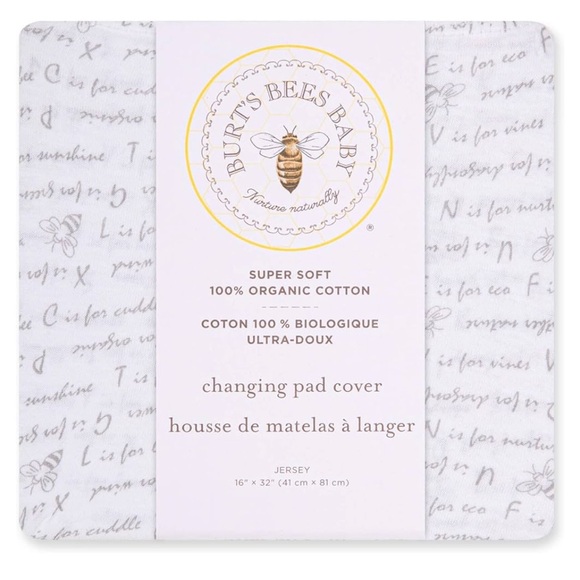 Burt’s Bees Crib Sheet & Changing Pad Sheet - Picture 6 of 7